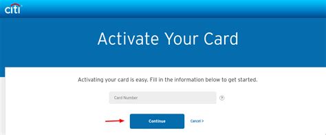citibank card activation number